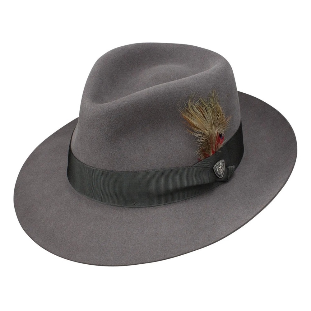 Men’s Prescott fedora hat by Dobbs- size Large never worn